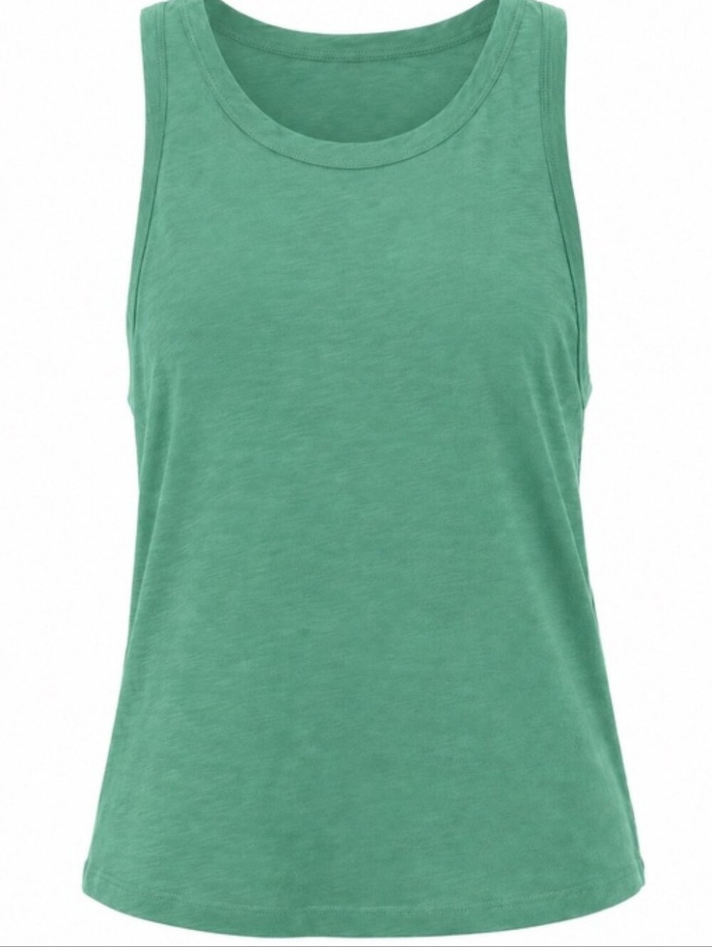 J Crew Girlfriend Women’s Green Tank Top - Classic Sleeveless Tee